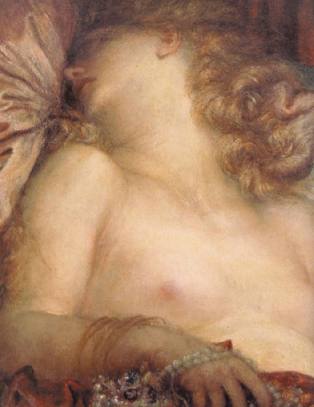 Edward Burne-Jones pan et psyche vers oil painting image